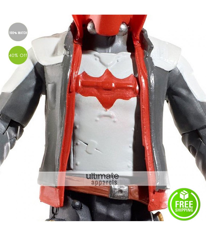 Batman Arkham Knight Red Hood Leather Vest 